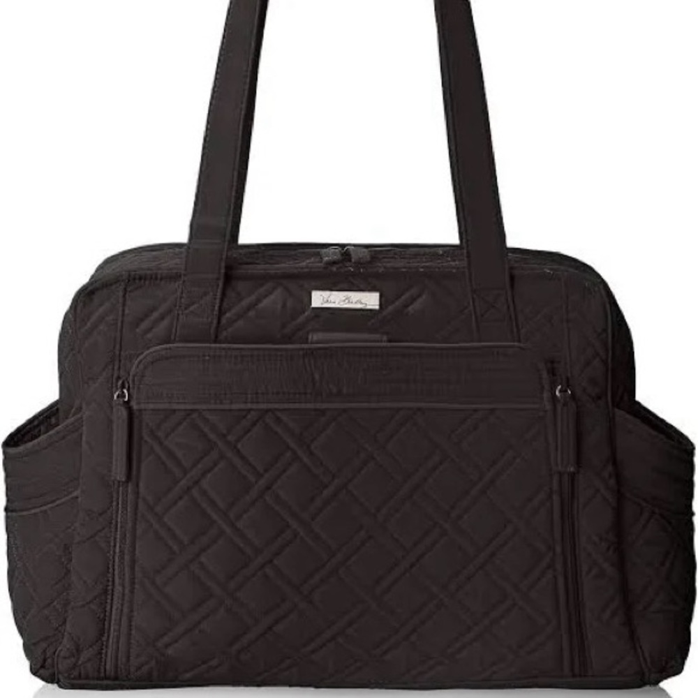 Vera Bradley Stroll Around Quilted Diaper Bag with changing pad